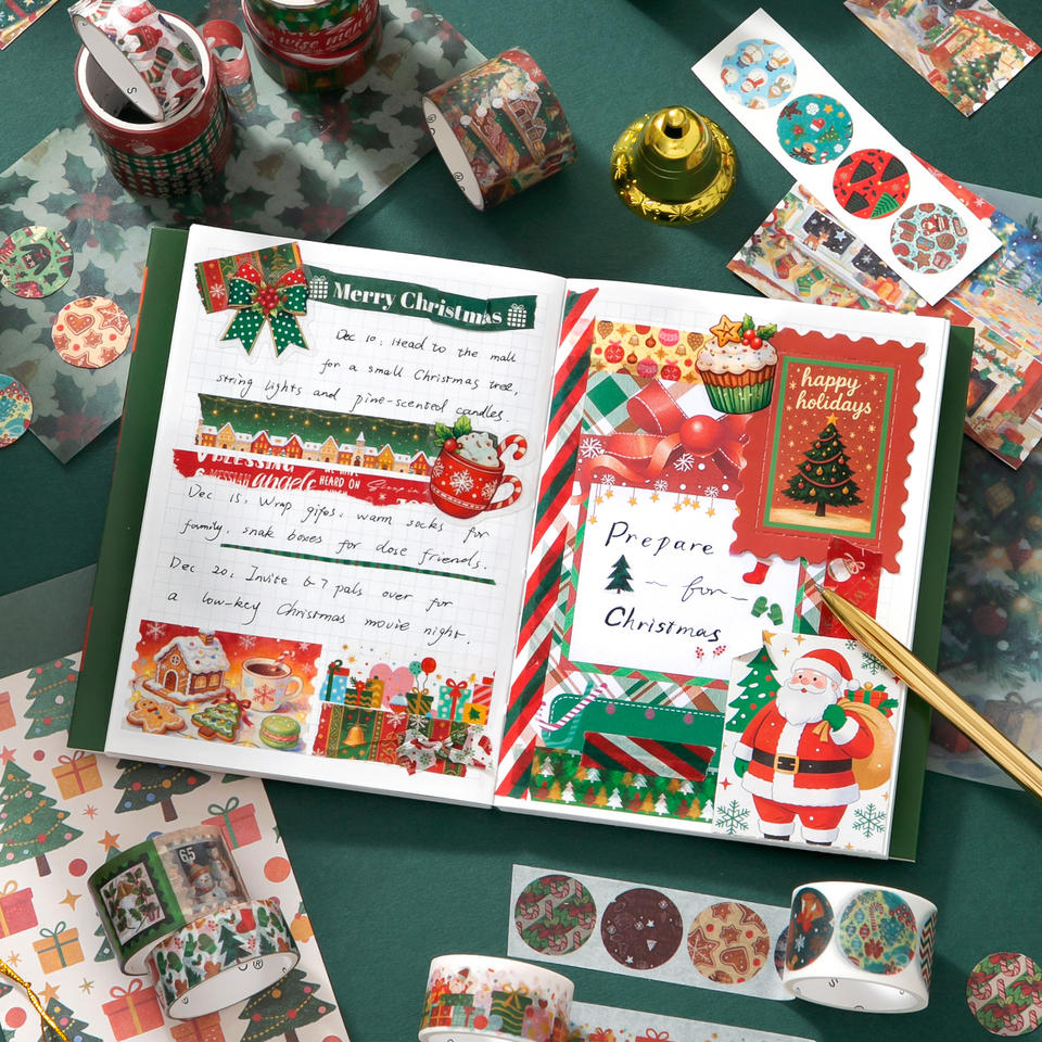 Holiday Memories 18-Roll Christmas Washi Tape Set — product view 6