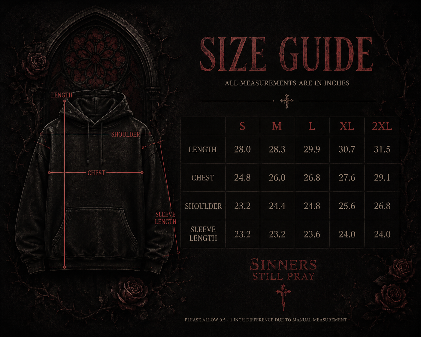 Through Sin Oversized Hoodie