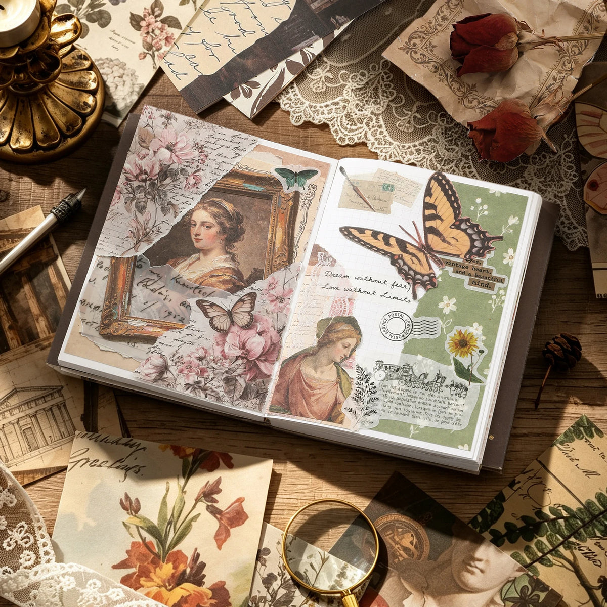 Painted Memories 120-Sheet Collage Paper Pack - product view 6