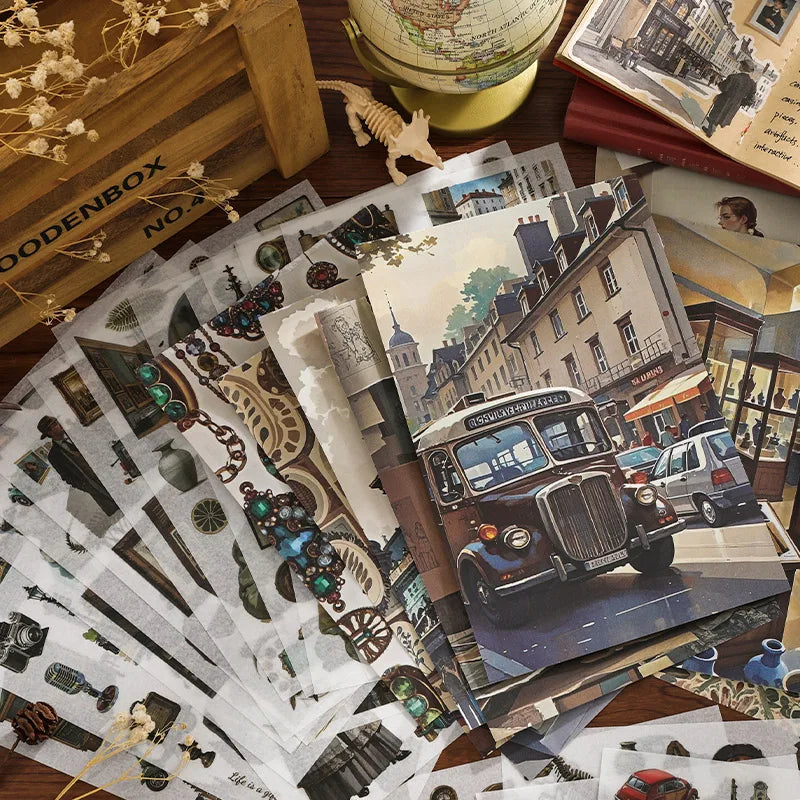 Coffeehouse & Museum Gold-Foil Sticker Kit - product view 4