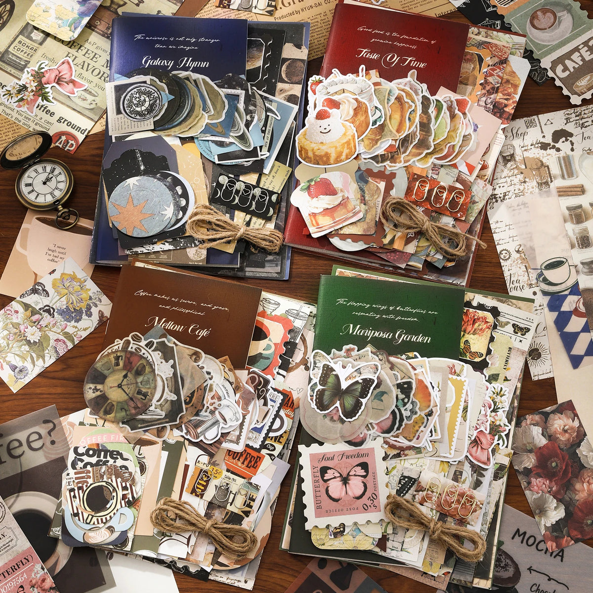 Whimsical Archives 80-Sheet Paper & Sticker Pack - product view 1