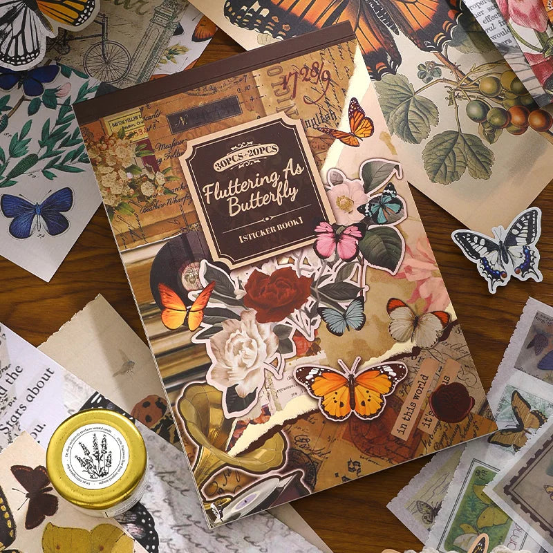 Flora & Butterfly 50-Page Sticker Book - product view 4