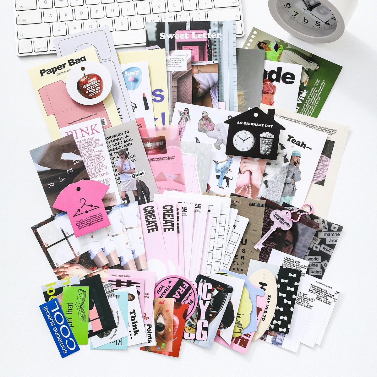 Soft Focus 70-Piece Photo Ephemera Pack - product view 2