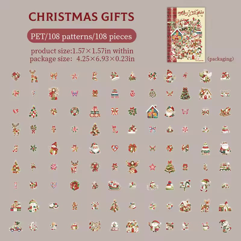 Christmas Wishes 216-Piece Sticker Pack