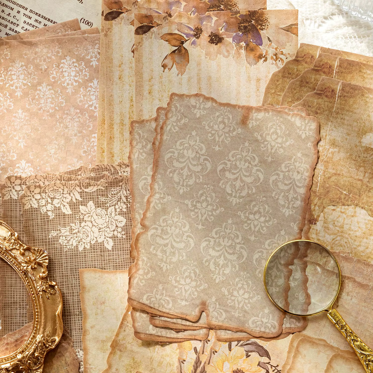 Timeworn Pages 30-Sheet Vintage Paper Pack