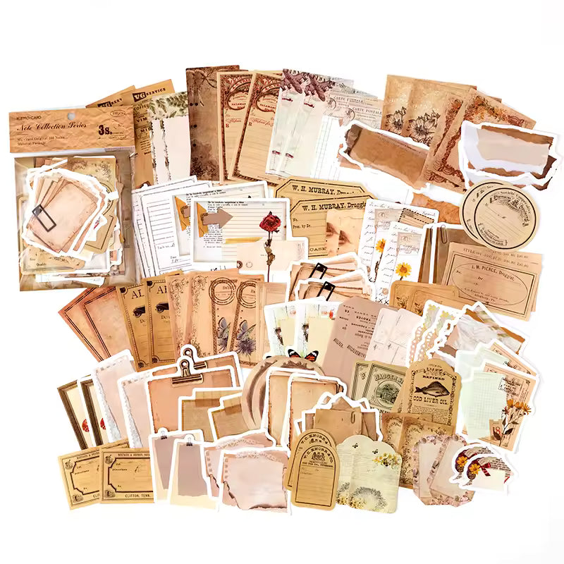 Quiet Notes 100-Piece Vintage Memo Set