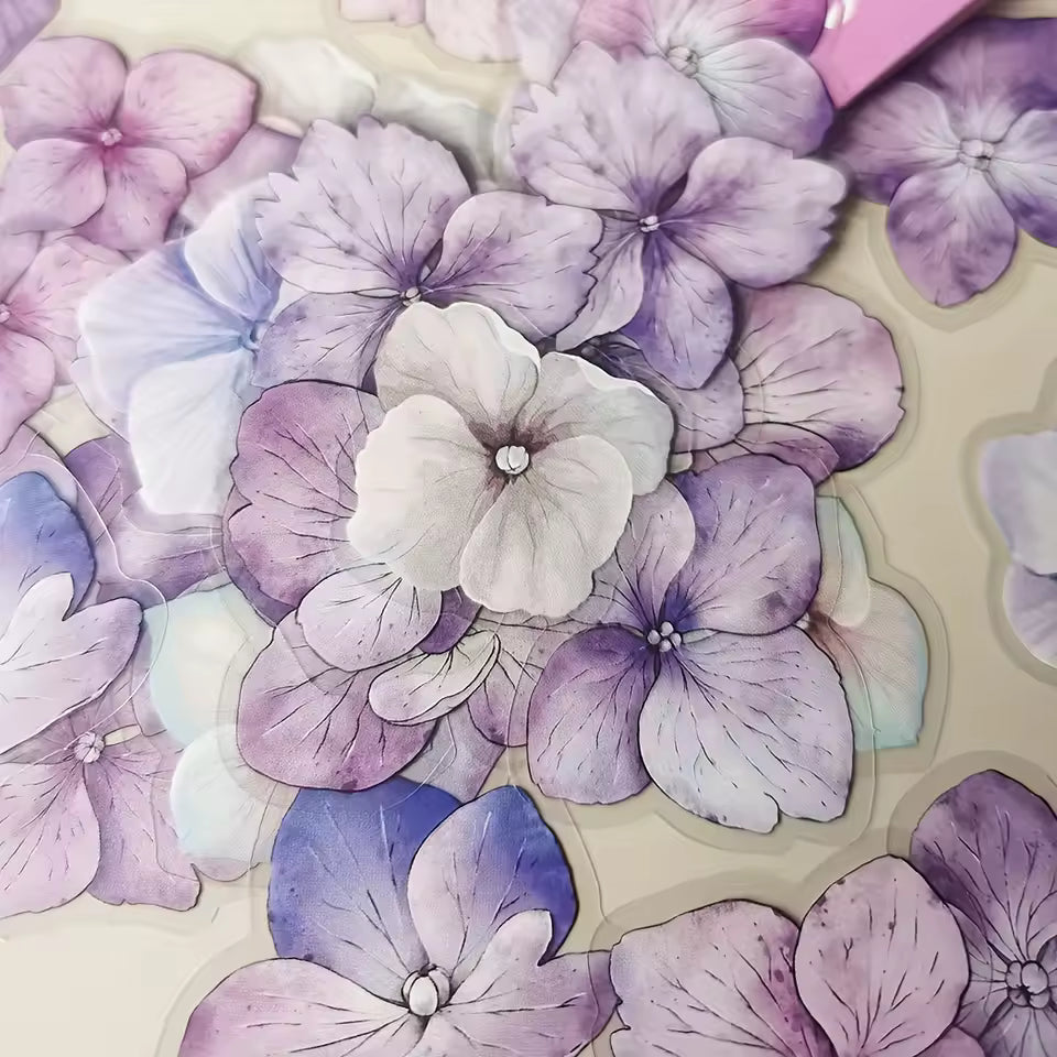 Watercolor Blooms 50-Piece Sticker Pack