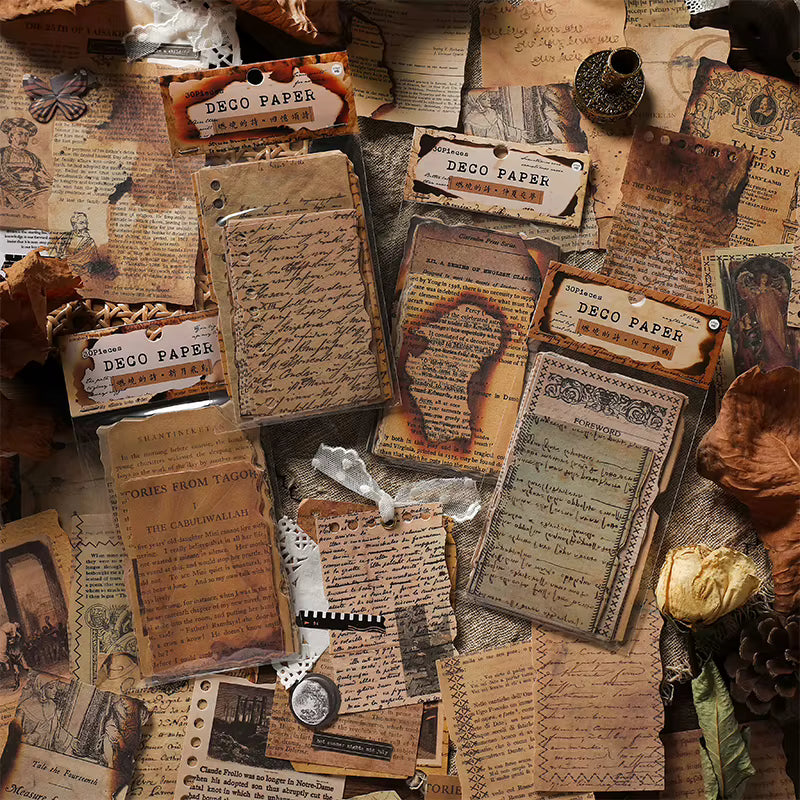 Literary Archives Vintage Paper Collection