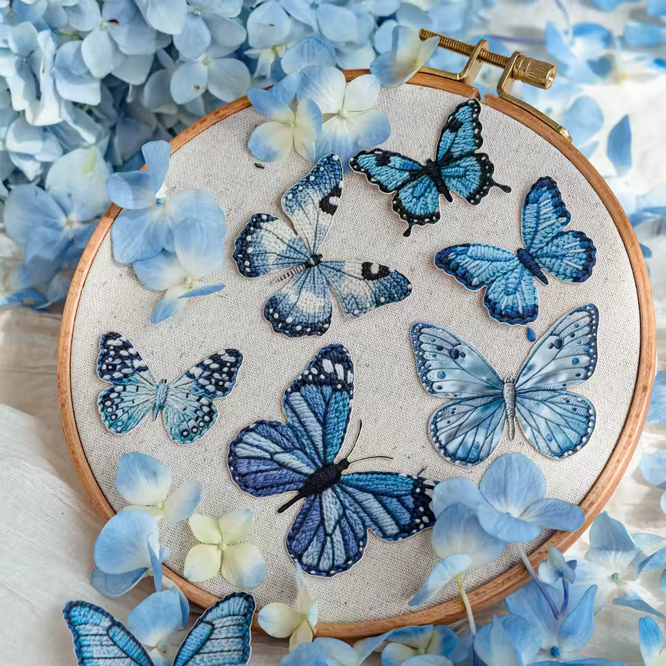 Butterfly Cabinet 20-Piece Vintage Sticker Pack