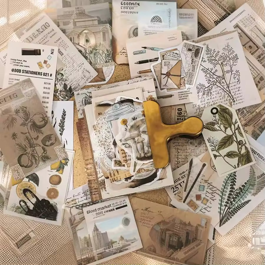 260-piece retro craft kit full layout