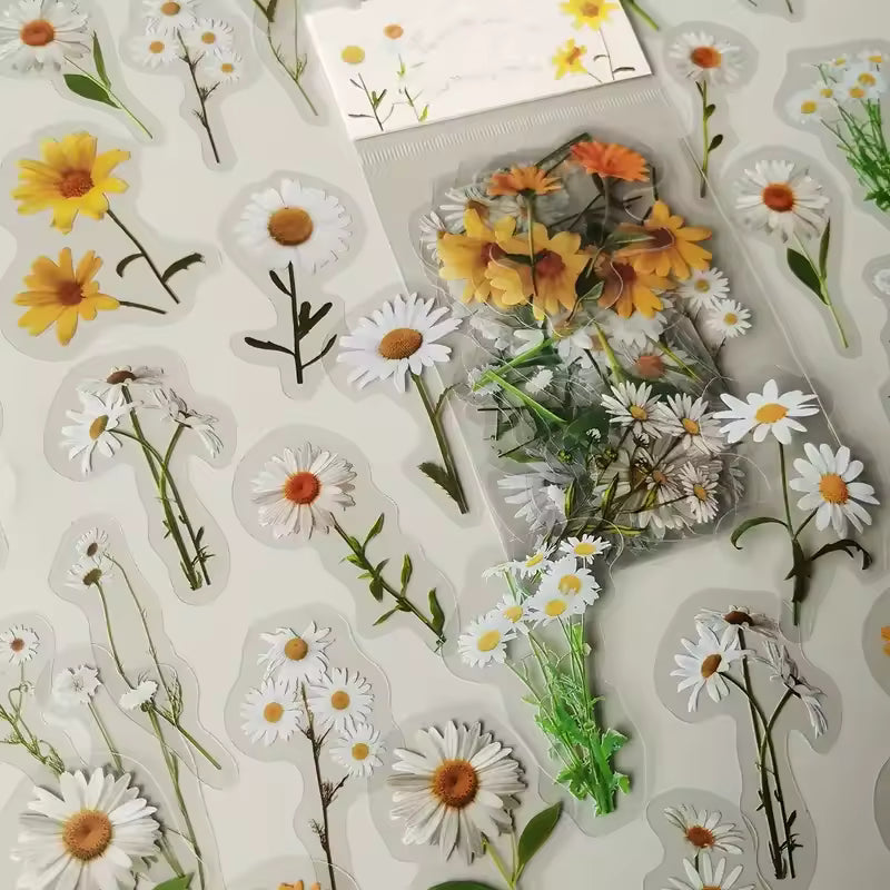 Woodland Botanicals 40-Piece Transparent Sticker Pack