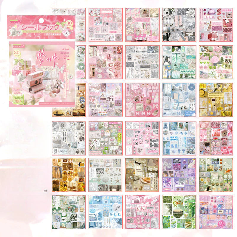 Dreamcore sticker book dimensions
