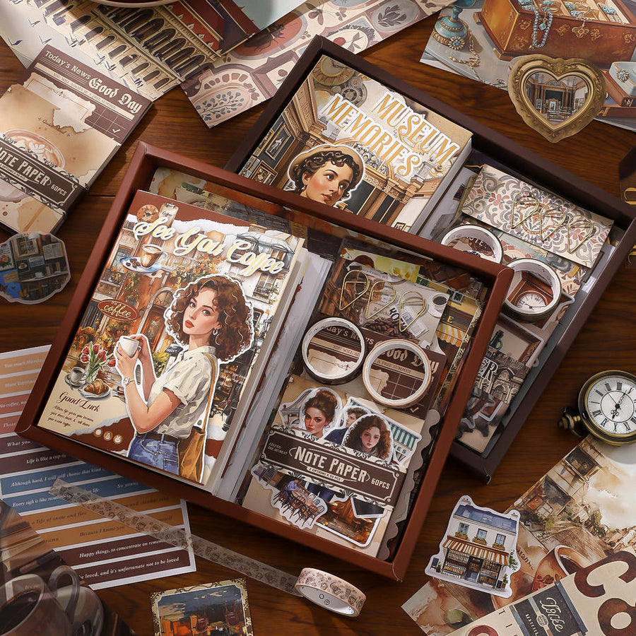 Coffeehouse & Museum 147-Piece Journaling Set — product view 1
