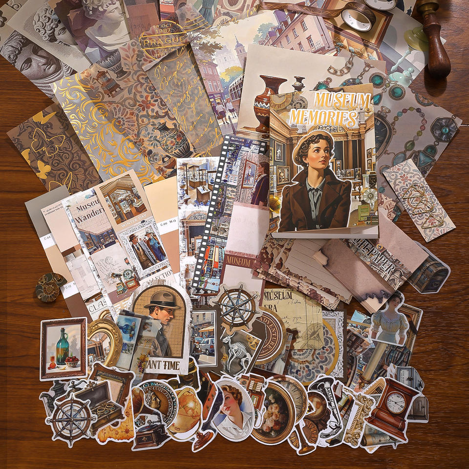 Coffeehouse & Museum 147-Piece Journaling Set — product view 2