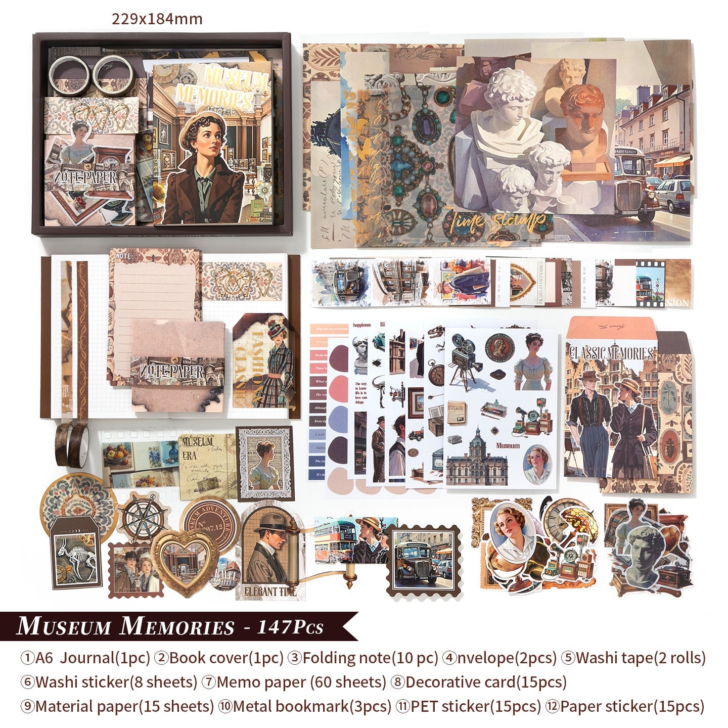 Museum Memories complete journaling set