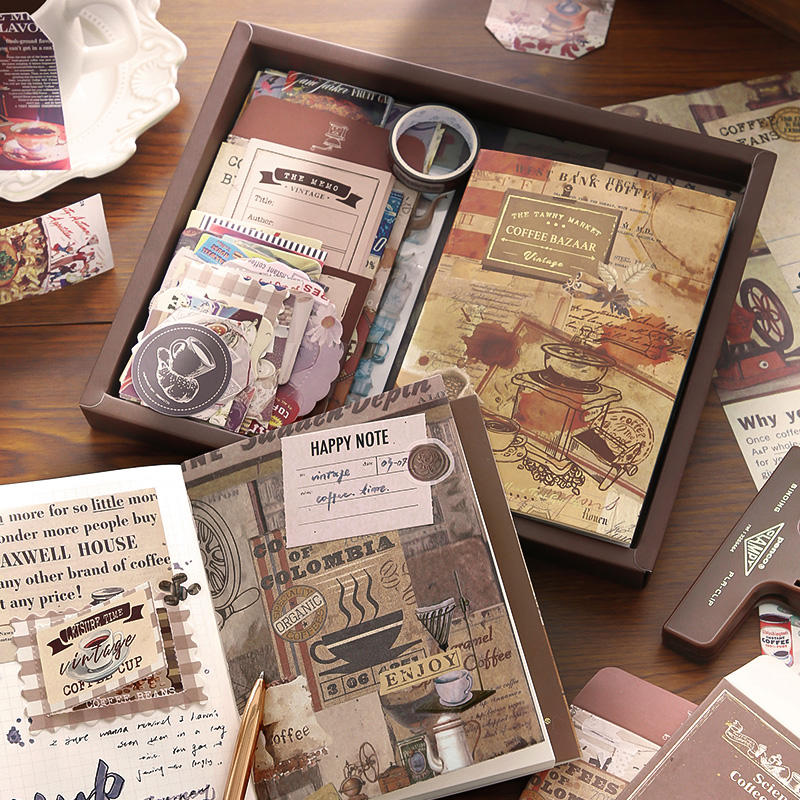 Roses & Coffee 123-Piece Journaling Set — product view 5