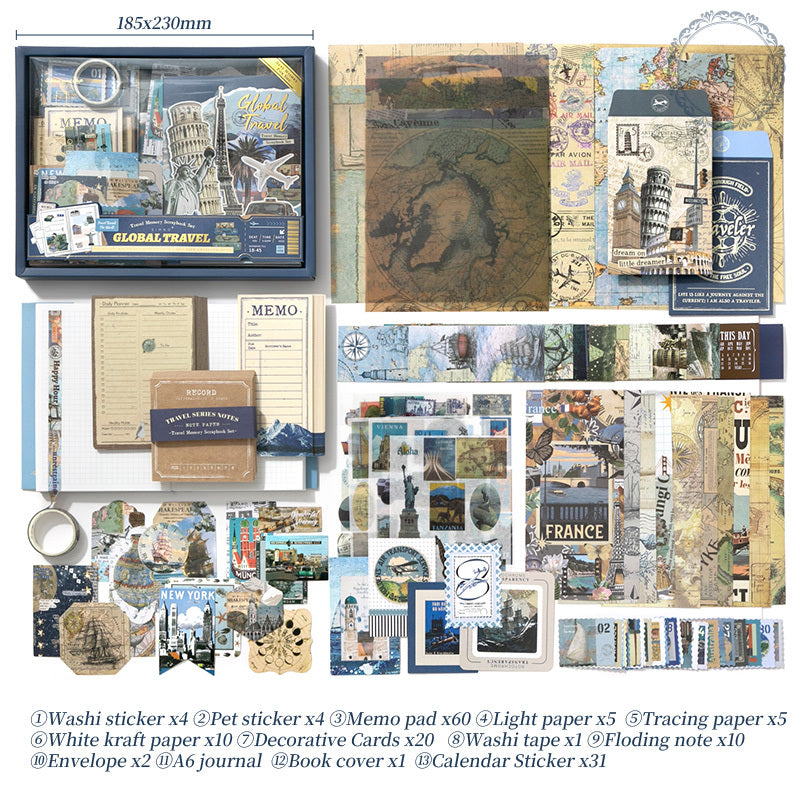 Wanderlust World Travel Journaling Set — product view 7