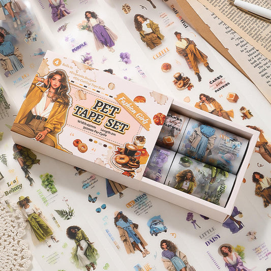 Fashion Muse 4-Roll PET Tape Set — product view 1