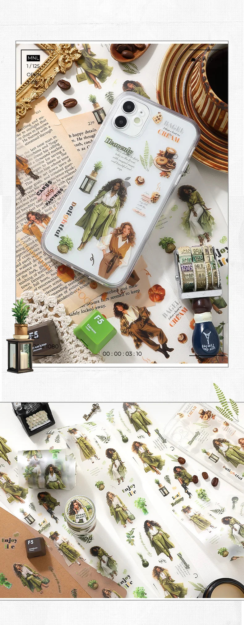 Fashion Muse 4-Roll PET Tape Set — product view 9