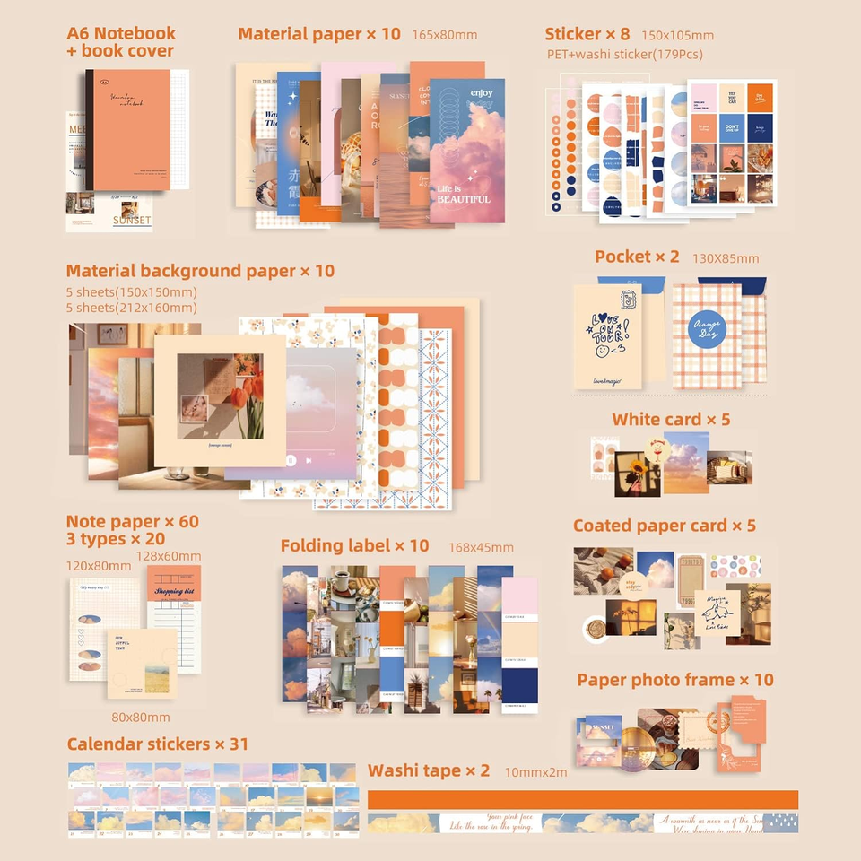 Color Stories 346-Piece Journaling Set