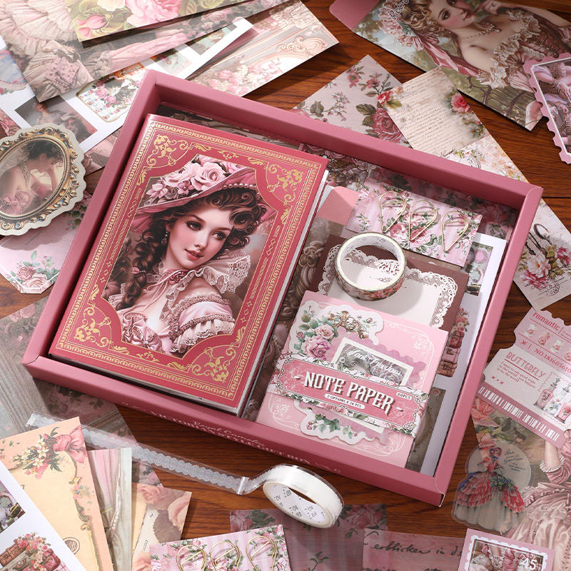 Tea Time & Camellia 140-Piece Journaling Set — product view 6