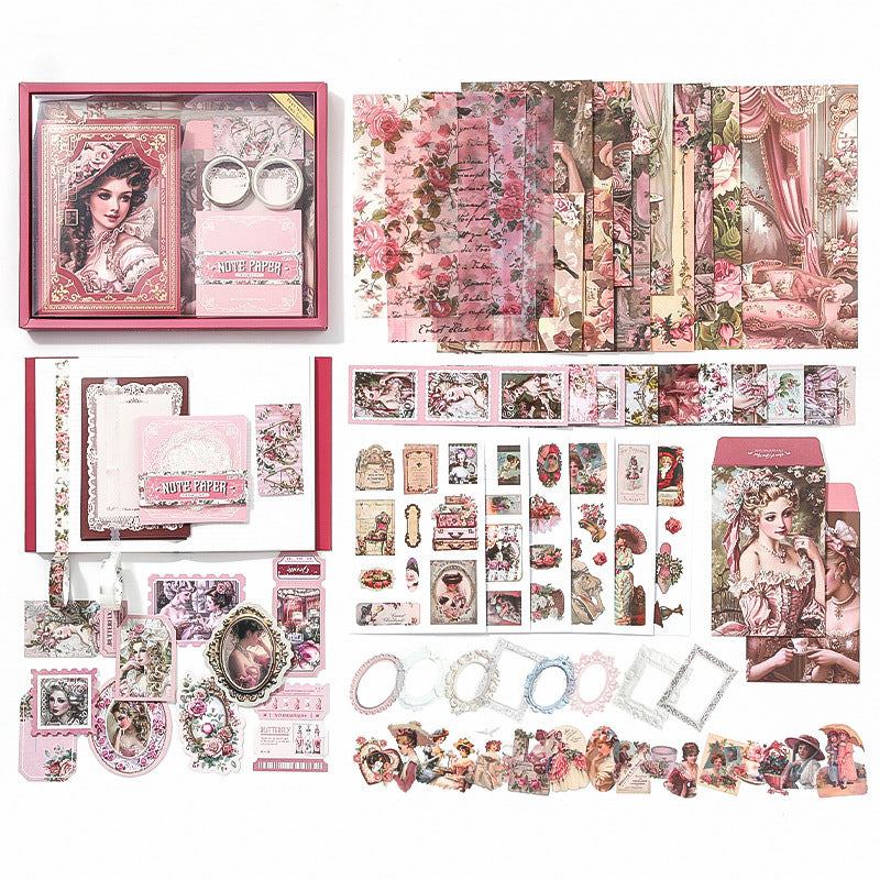 Tea Time & Camellia 140-Piece Journaling Set — product view 8
