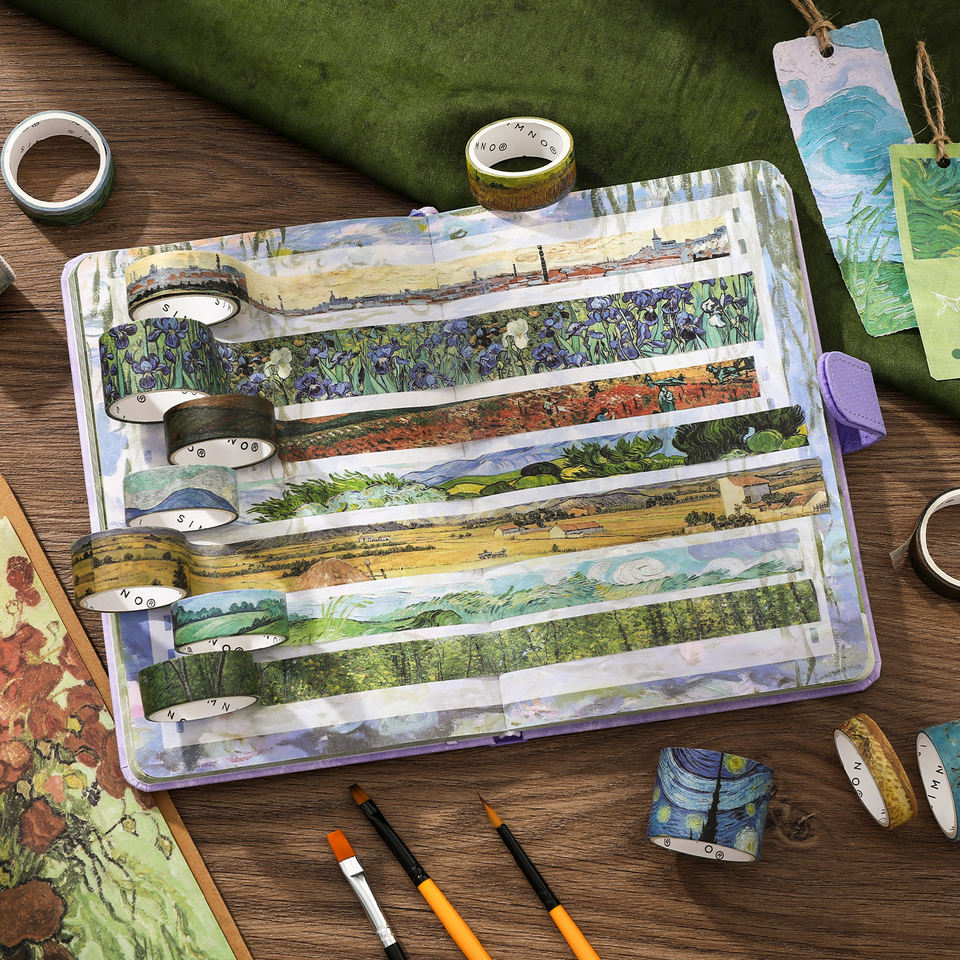 Van Gogh Fragments 18-Roll Washi Tape Set — product view 2