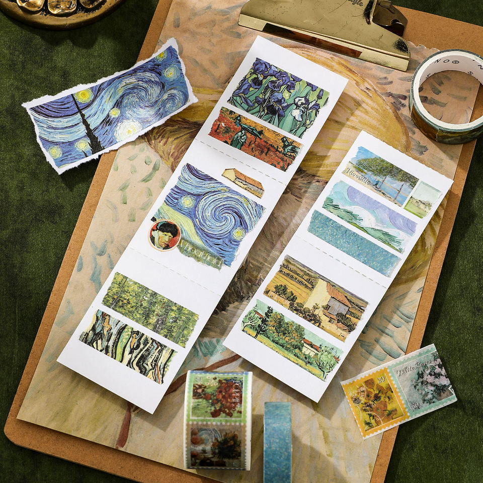 Van Gogh Fragments 18-Roll Washi Tape Set — product view 5