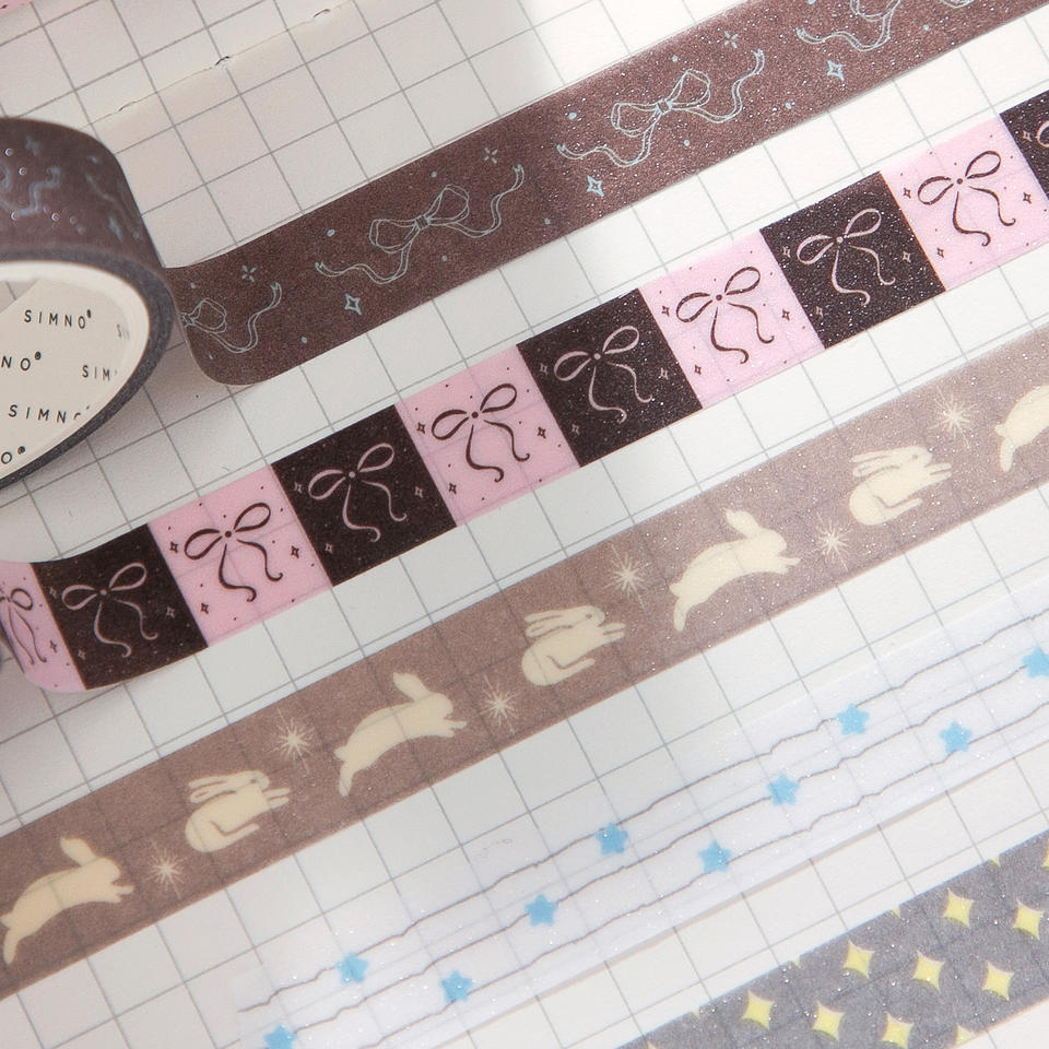 Color Mood 5-Roll Washi Tape Set — product view 3