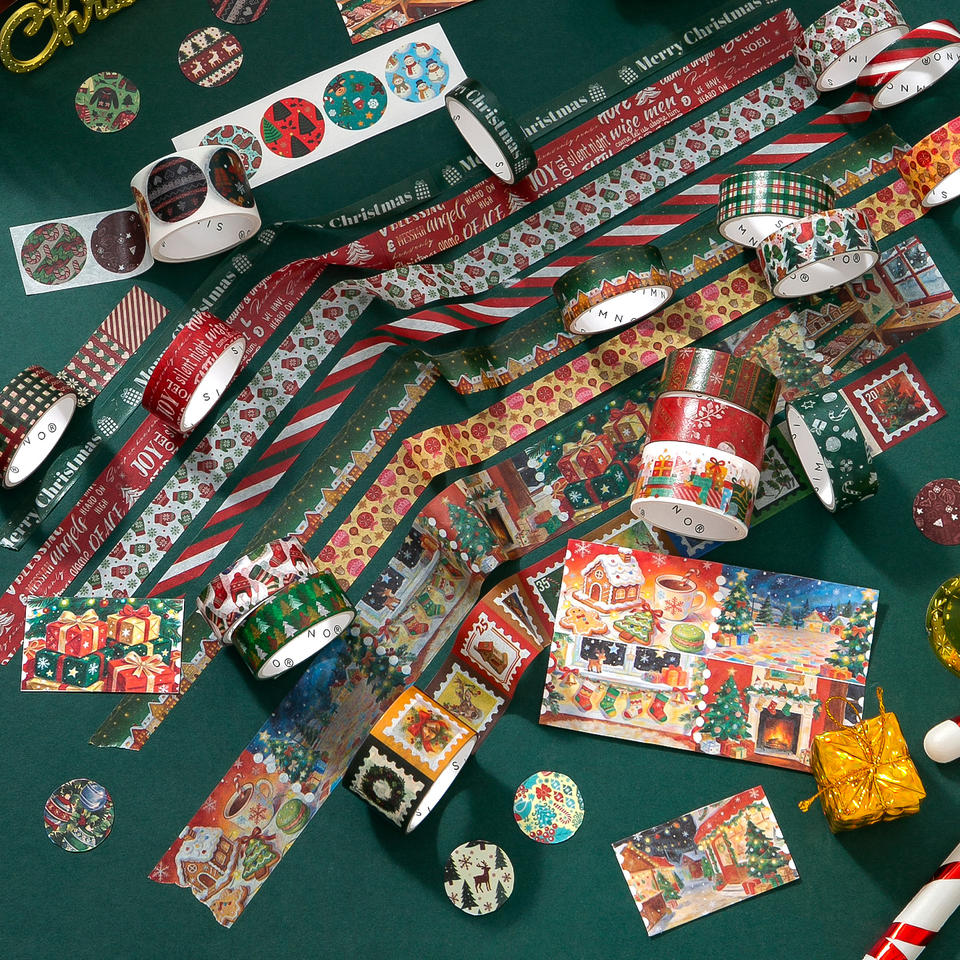 Holiday Memories 18-Roll Christmas Washi Tape Set — product view 2