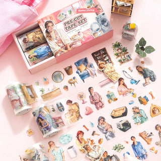 Everyday Stories 4-Roll Pre-Cut PET Tape Set — product view 2