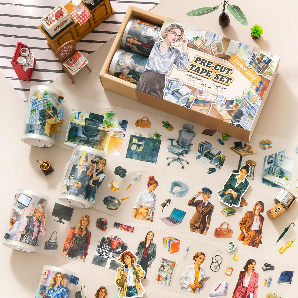 Everyday Stories 4-Roll Pre-Cut PET Tape Set — product view 5