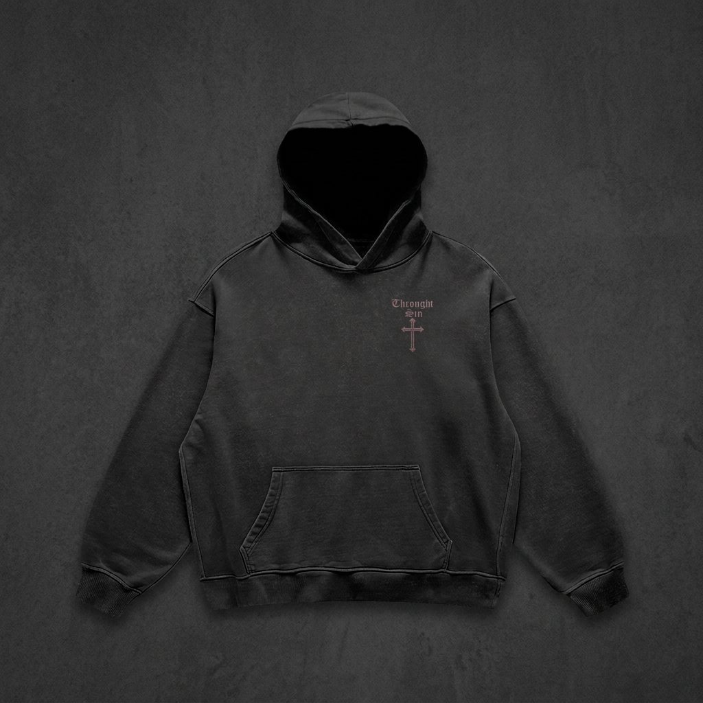 Through Sin Oversized Hoodie
