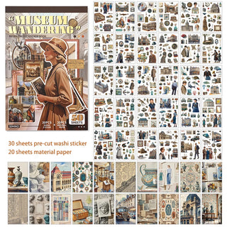 Coffeehouse & Museum Gold-Foil Sticker Kit - product view 8