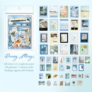 Pastel Daydream 100-Piece Scrapbooking Kit - product view 8