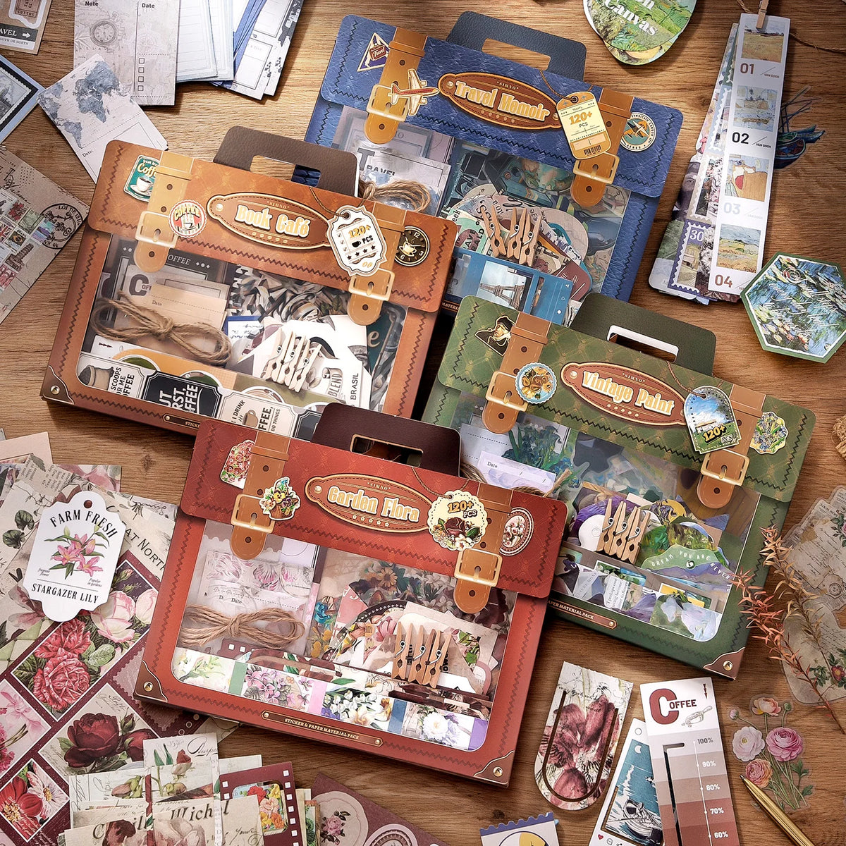 Suitcase Stories 115-Piece Ephemera Pack - product view 1