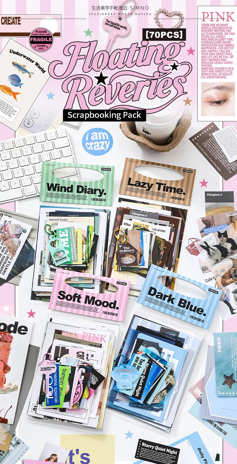 Soft Focus 70-Piece Photo Ephemera Pack - product view 11