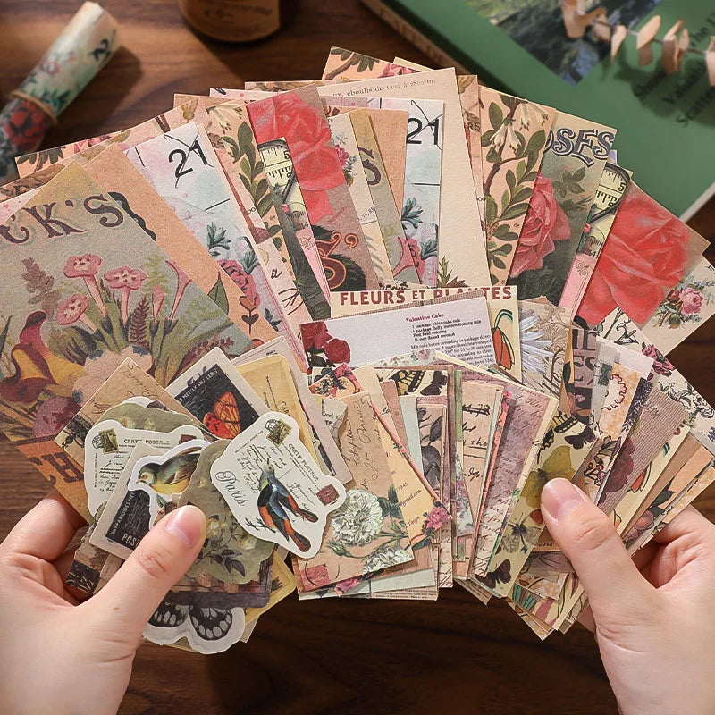 Memory Frames 100-Piece Vintage Paper Kit - product view 1