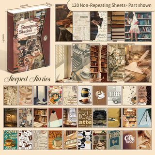 Painted Memories 120-Sheet Collage Paper Pack - product view 7