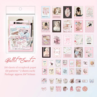 Pastel Daydream 100-Piece Scrapbooking Kit - product view 7