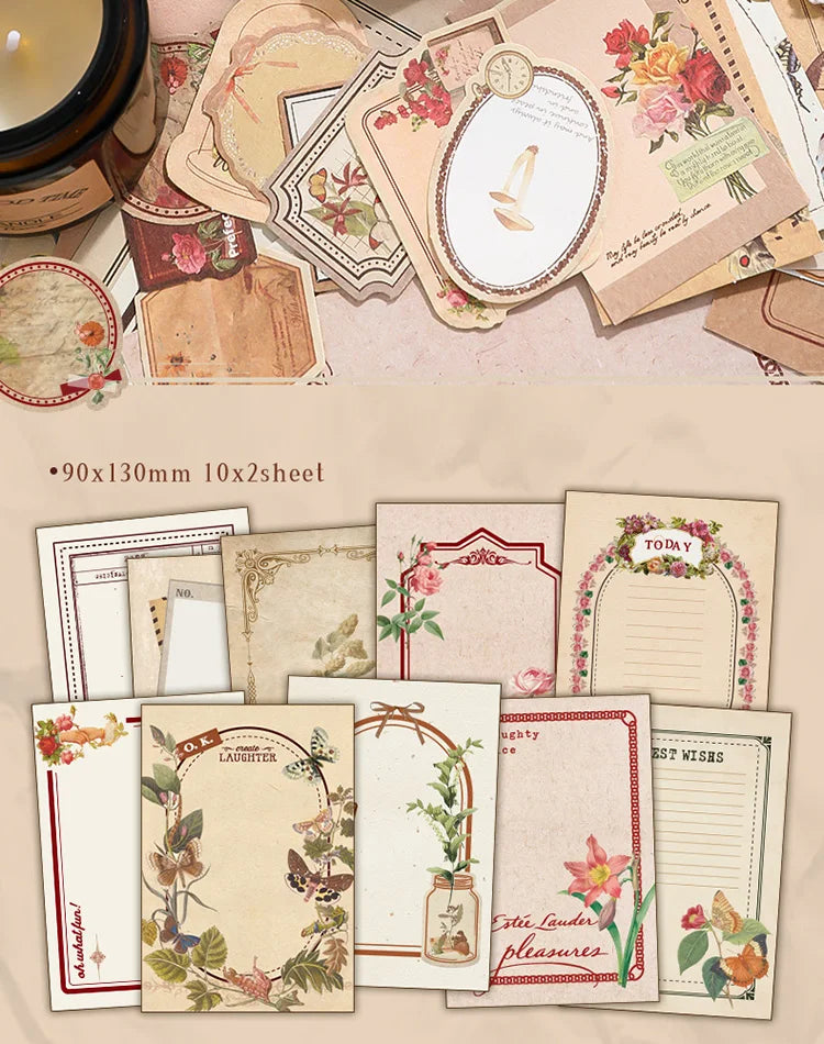 Memory Frames 100-Piece Vintage Paper Kit - product view 15