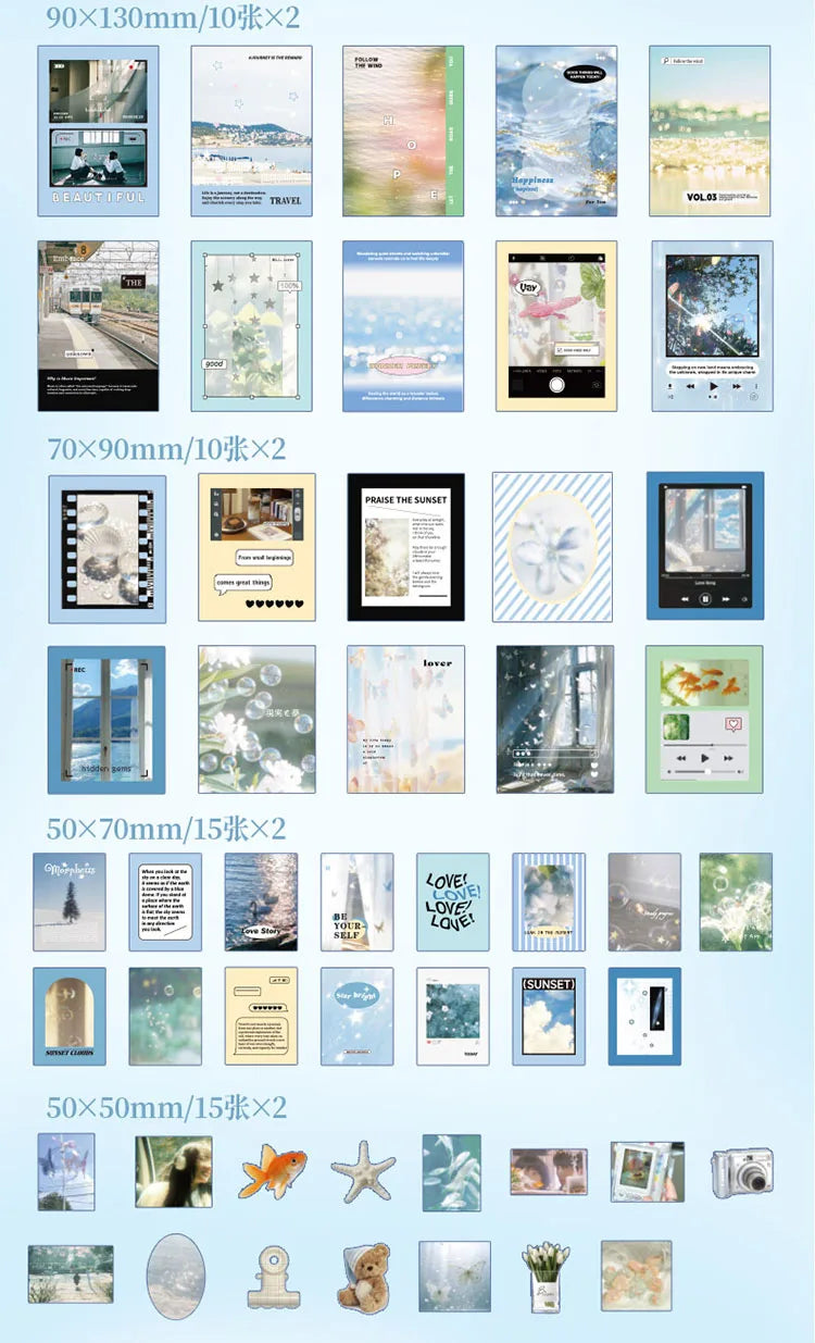 Pastel Daydream 100-Piece Scrapbooking Kit - product view 15