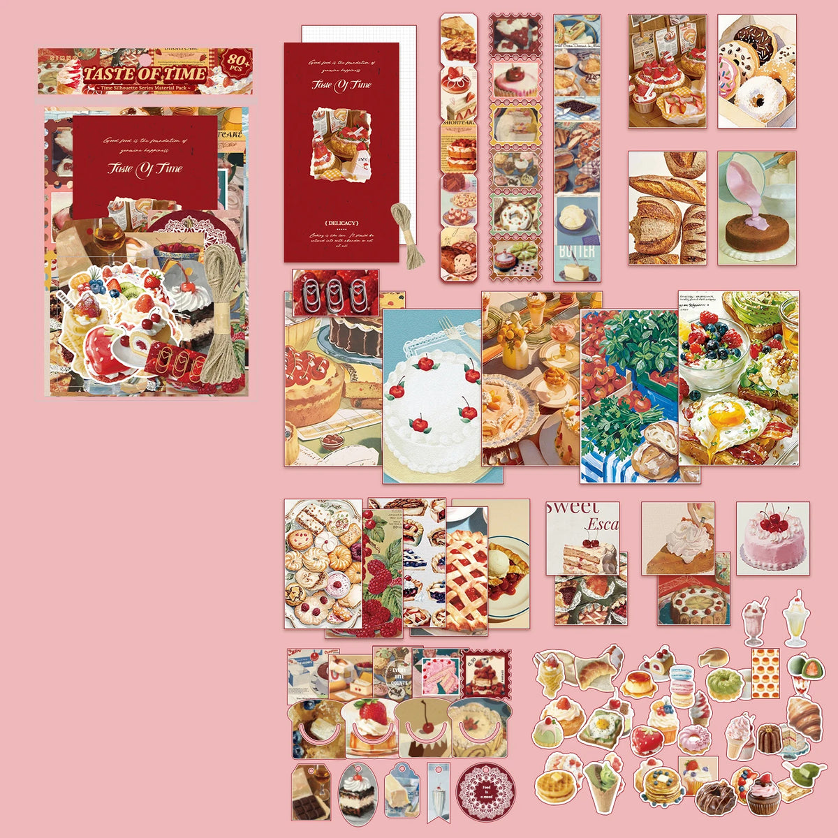 Whimsical Archives 80-Sheet Paper & Sticker Pack - product view 7
