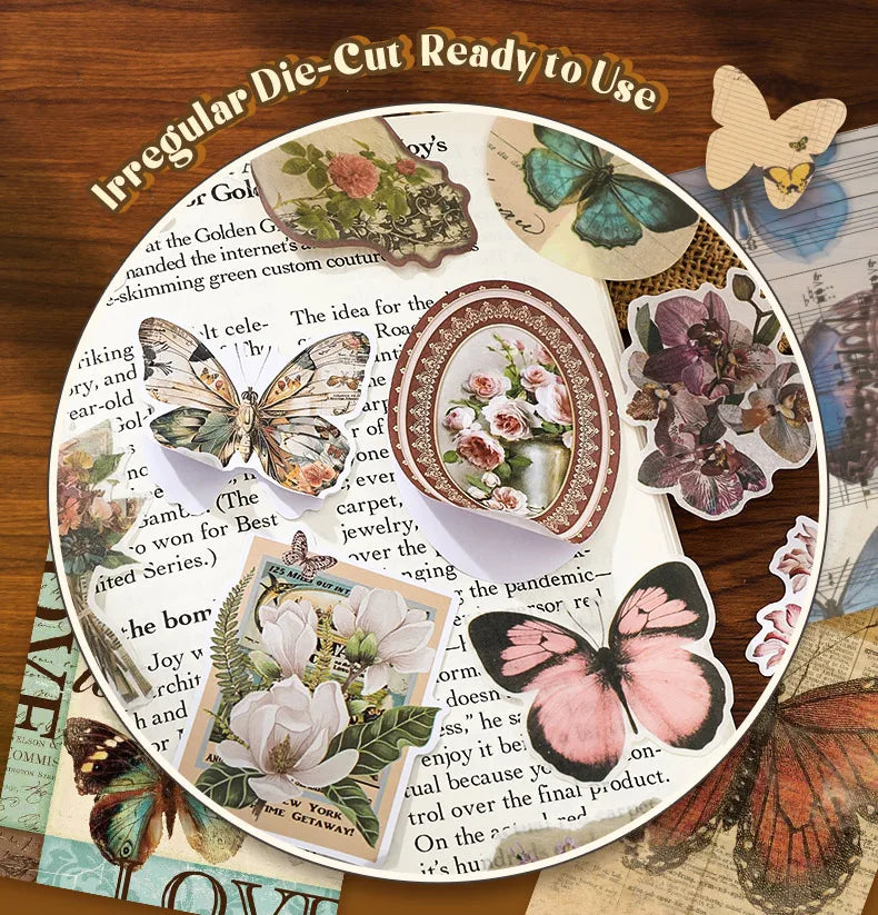 Whimsical Archives 80-Sheet Paper & Sticker Pack - product view 12