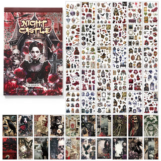 Midnight Castle Gothic 50-Sheet Sticker Book - product view 1