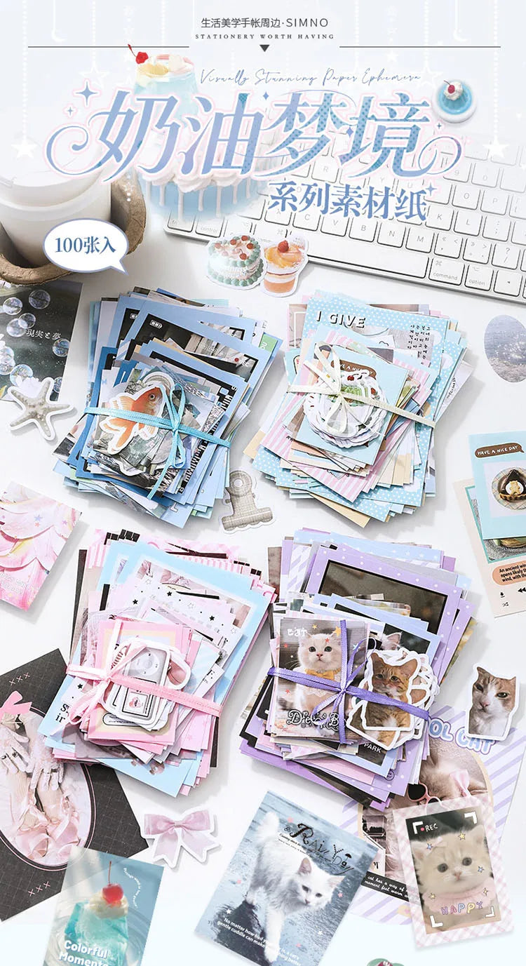 Pastel Daydream 100-Piece Scrapbooking Kit - product view 11