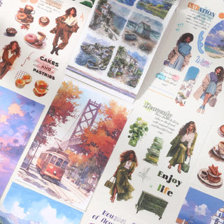 Literary Café 50-Piece Sticker Book - product view 3