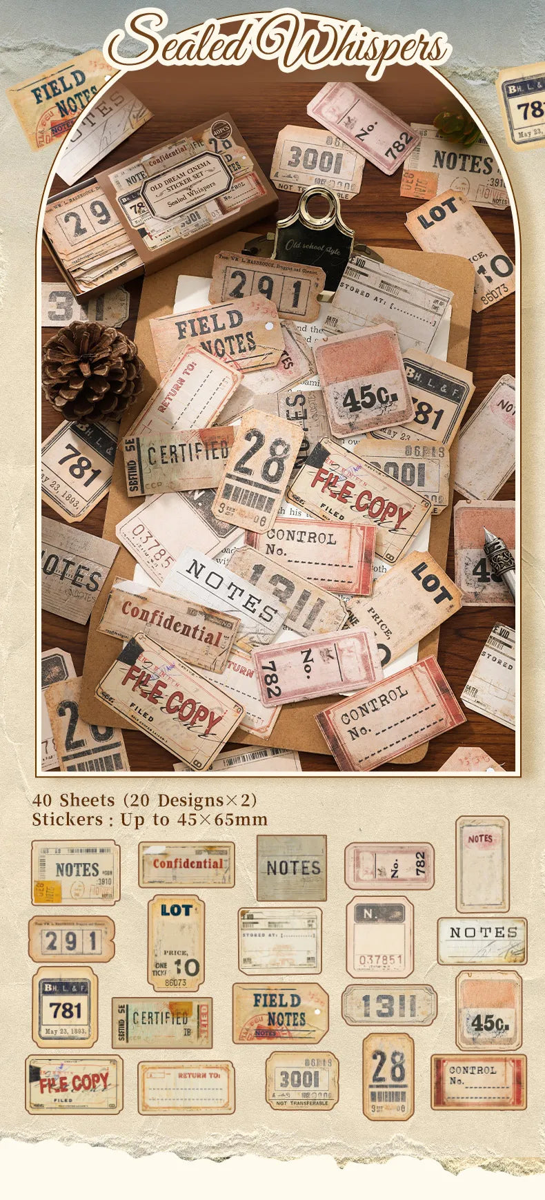 Old Dream Cinema Ephemera Kit - product view 16