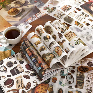 Coffeehouse & Museum Gold-Foil Sticker Kit - product view 6