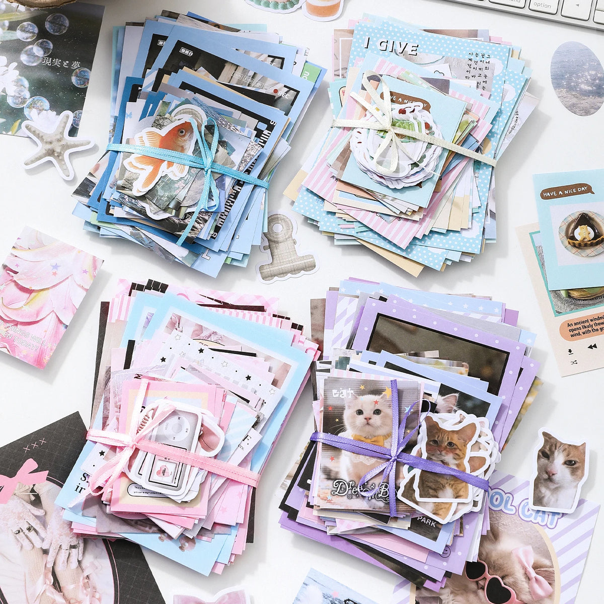 Pastel Daydream 100-Piece Scrapbooking Kit - product view 1